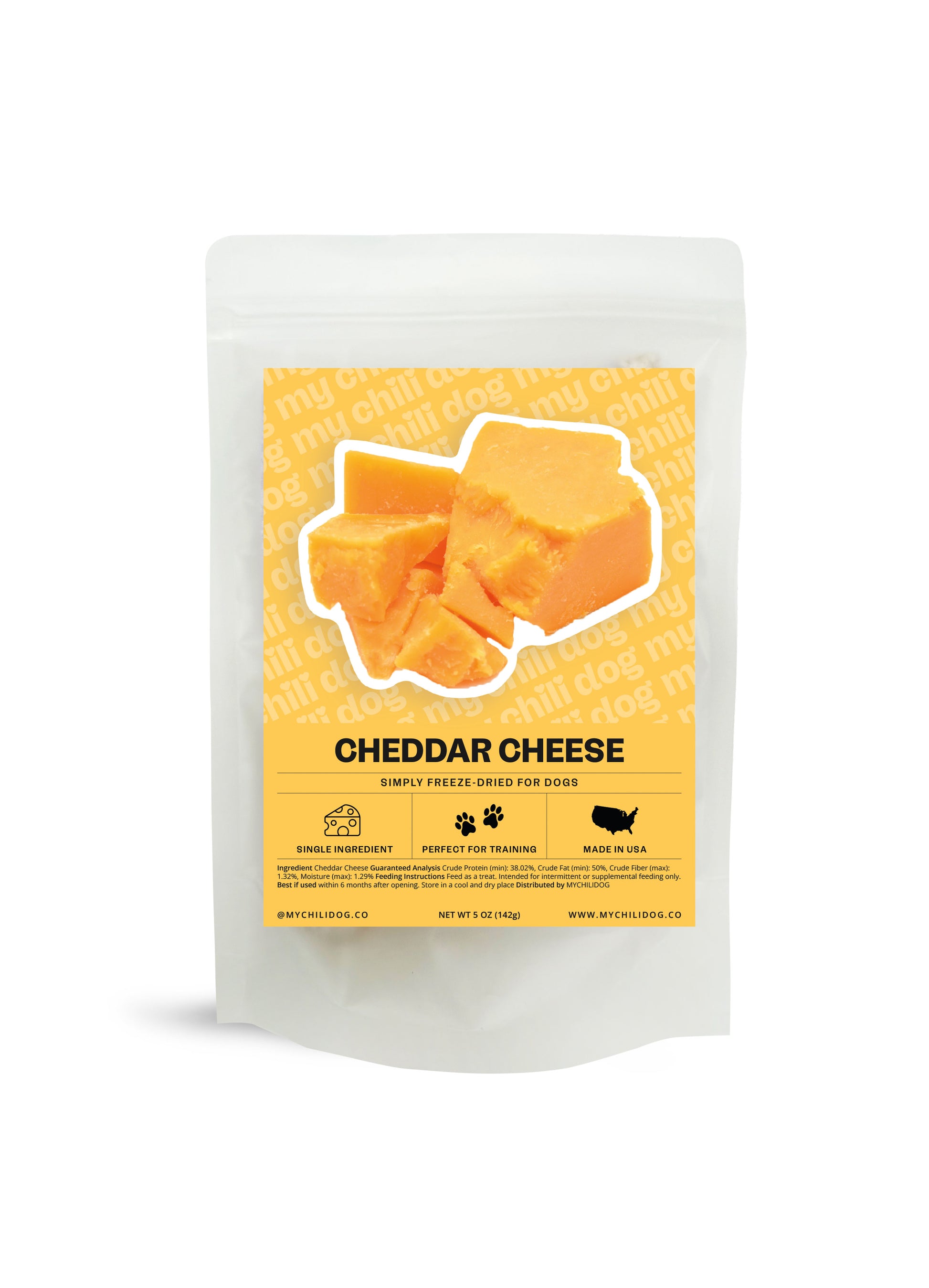 Freeze Dried Cheddar Cheese for dogs