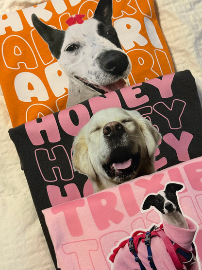 CUSTOM T-SHIRT (Wavy Name)